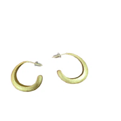 Saachi Women's Gold Open Hoop Earrings