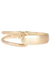Saachi Women's Gold Overlap Hinged Bracelet In Gold