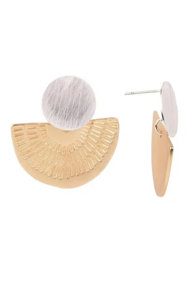 Saachi Women's Gold Pankha Earring