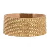 Saachi Women's Gold Rock N Roll Bracelet