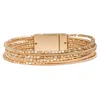 Saachi Scarlett Beaded Layered Wrap Bracelet In Neutral
