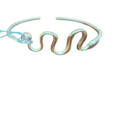 Saachi Women's Gold Serpentine Bracelet Cuff