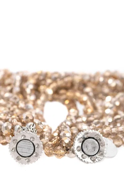 Saachi Women's Gold Simply Crystal Bracelet
