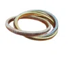 Saachi Women's Gold Three Tone Coil Bracelet