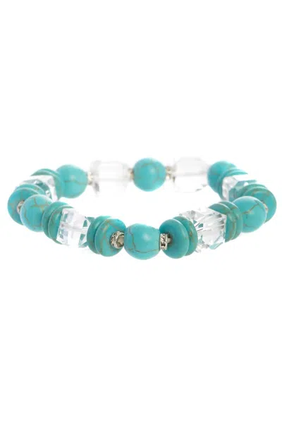 Saachi Women's Green Tuquoise Dream Bracelet
