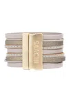 Saachi Women's Grey Abelia Bracelet In Gray