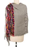 Saachi Women's Grey Picchu Scarf In Gray