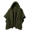 Saachi Women's Hooded Oversized Green Kimono In Green