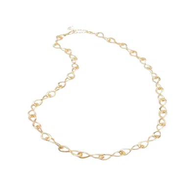 Saachi Women's Infinity Chain Link Gold Necklace