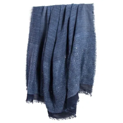 Saachi Women's Lenox Blue Scarf