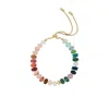 Saachi Beaded Slider Bracelet In Multi