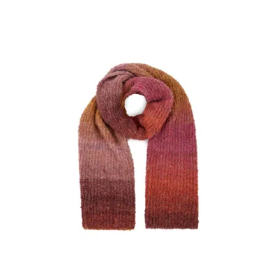 Saachi Women's Pink Gradient Knit Scarf