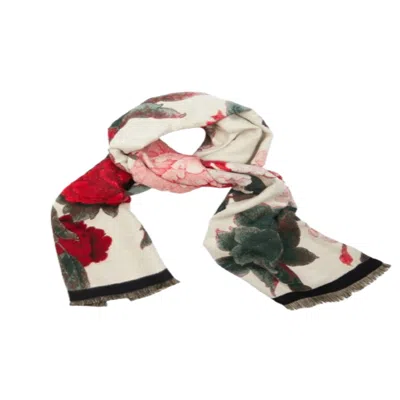 Saachi Women's Reversible Large Floral Scarf In Multi