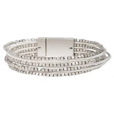 Saachi Women's Scarlett Silver Bracelet In Metallic