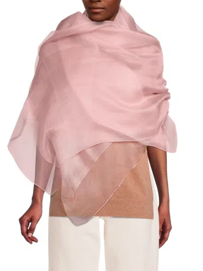 Saachi Women's Silk Wrap In Pink