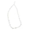 Saachi Women's Silver Infinity Chain Link Necklace
