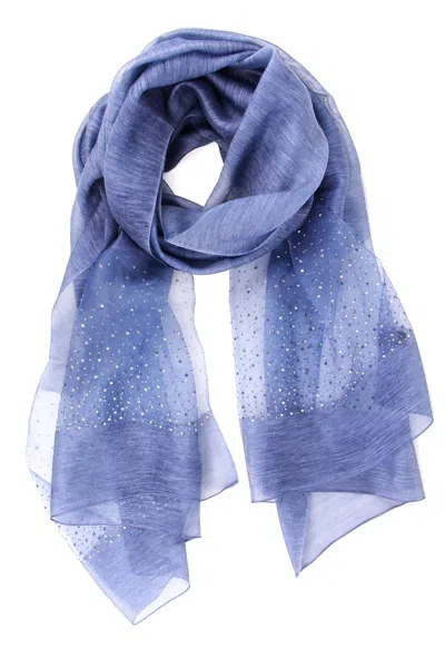 Saachi Women's Star Gazer Scarf In Blue