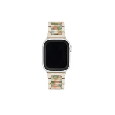 Saachi Women's Tortoise Shell Green Apple Watch Band