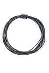 Saachi Women's Vintage Multi Strand Din Choker Black Necklace In Black