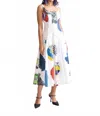 Saaksha & Kinni Emily Dress In Ivory/ Multi In White