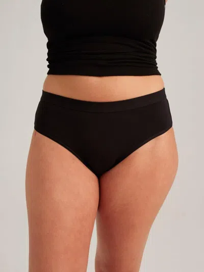 Saalt Everywear Cotton Brief - M-volcanic Black