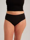 Saalt Everywear Cotton Brief - Xl-volcanic Black