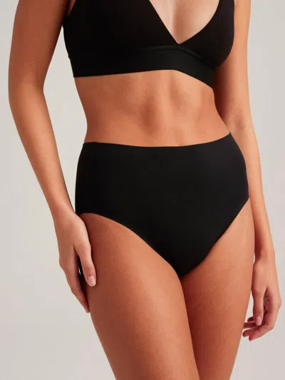 Saalt Leakproof Seamless High Waist - M-volcanic Black