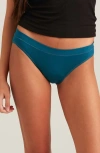 Saalt Period & Leakproof Regular Absorbency Comfort Bikini In Blue