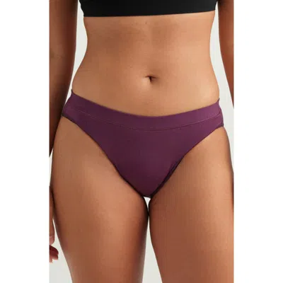Saalt Period & Leakproof Regular Absorbency Comfort Bikini In Purple