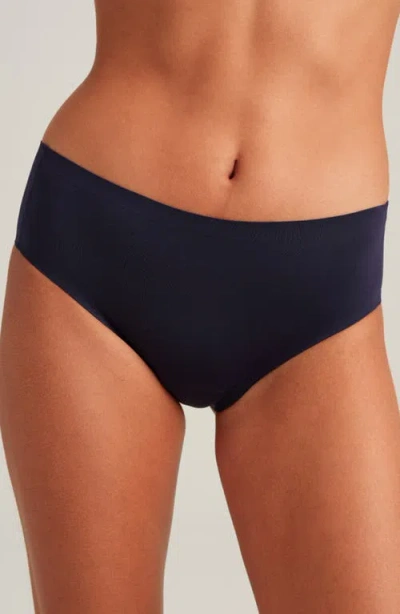 Saalt Period & Leakproof Super Absorbency Seamless Brief In Black