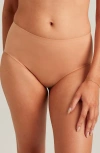 Saalt Seamless High Waist Briefs In Neutral