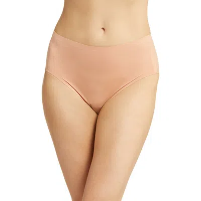 Saalt Seamless High Waist Lycra® Xtra Lite Leakproof Briefs In Neutral