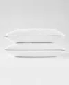 Saatva Cloud Memory Foam 2-pack Pillow, King In White