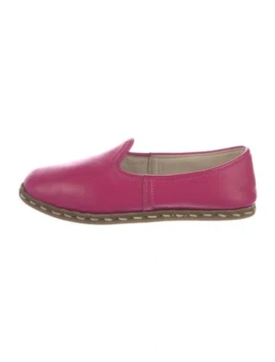Pre-owned Sabah Leather Loafers In Pink
