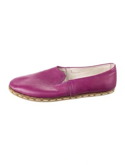 Pre-owned Sabah Leather Loafers In Pink
