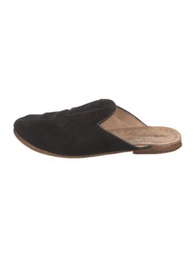 Pre-owned Sabah Mules In Black