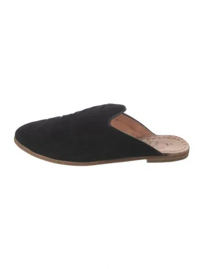Pre-owned Sabah Mules In Black