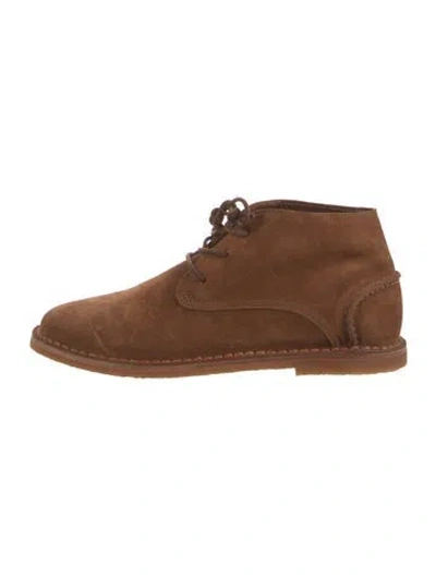 Pre-owned Sabah Suede Boots In Brown