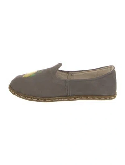 Pre-owned Sabah Suede Espadrilles In Brown