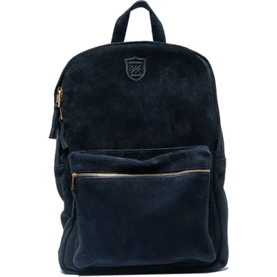 Sabandija Duke Suede Backpack In Blue