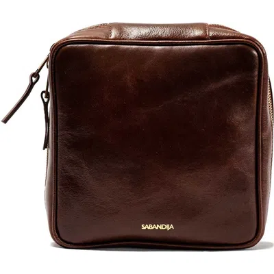 Sabandija Heritage Bag Weekender In Burgundy