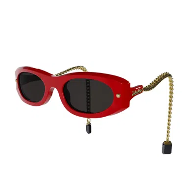 Sabatino Women's Guerrilla Frames Red Acetate - Gold Gem