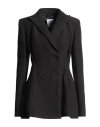Sabato Russo Woman Blazer Black Size 4 Linen In Black