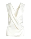 Sabato Russo Woman Top Ivory Size 4 Acrylic, Viscose In White