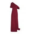 Sabina Bilenko Asymmetric Mallow Gown In Red