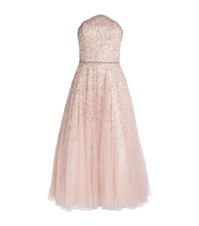 Sabina Bilenko Embellished Corset Nina Gown In Pink