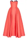Sabina Bilenko Mariastella Gown In Orange