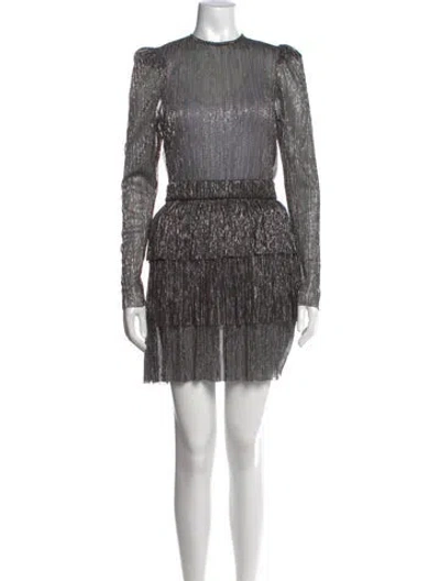Pre-owned Sabina Bilenko Printed Mini Dress In Multicolor