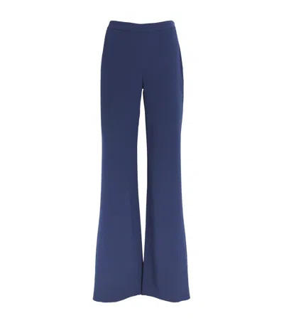 Sabina Bilenko Willow Wide-leg Trousers In Navy