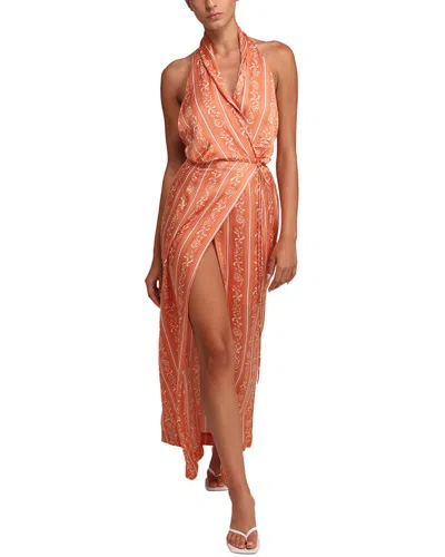 Sabina Musayev Alesia Dress In Orange